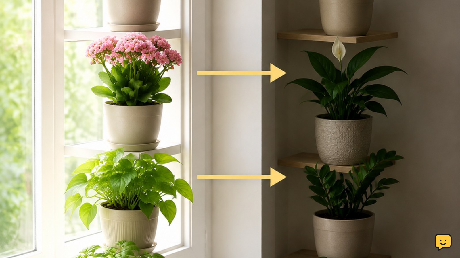 how to keep plants alive: Match light and location to the plant