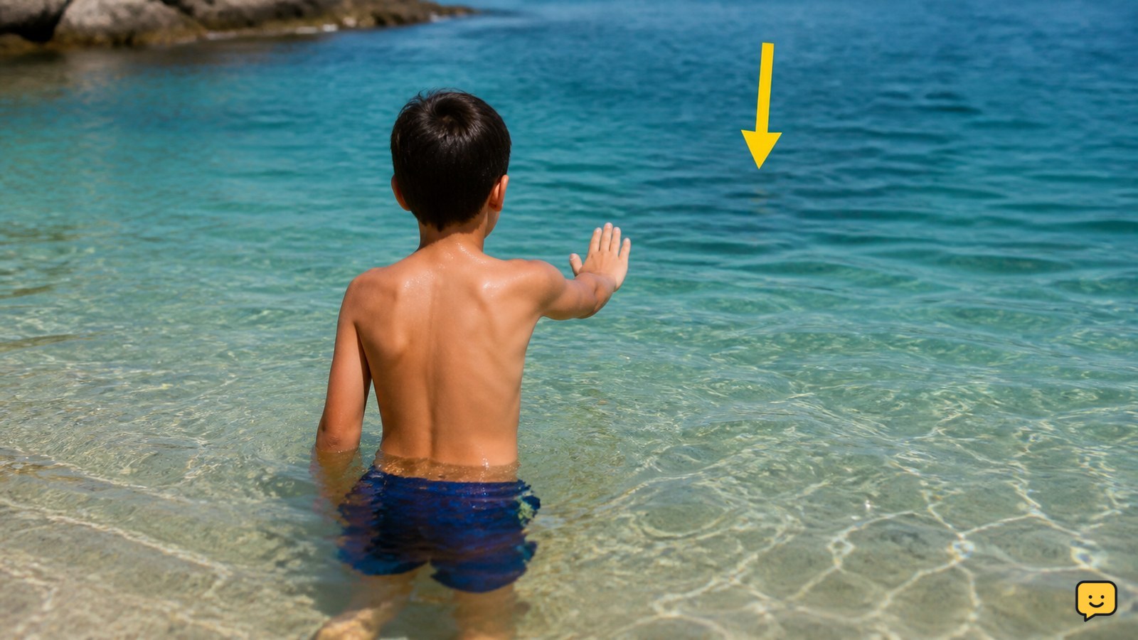 how to swim: Choose water where you can stop safely