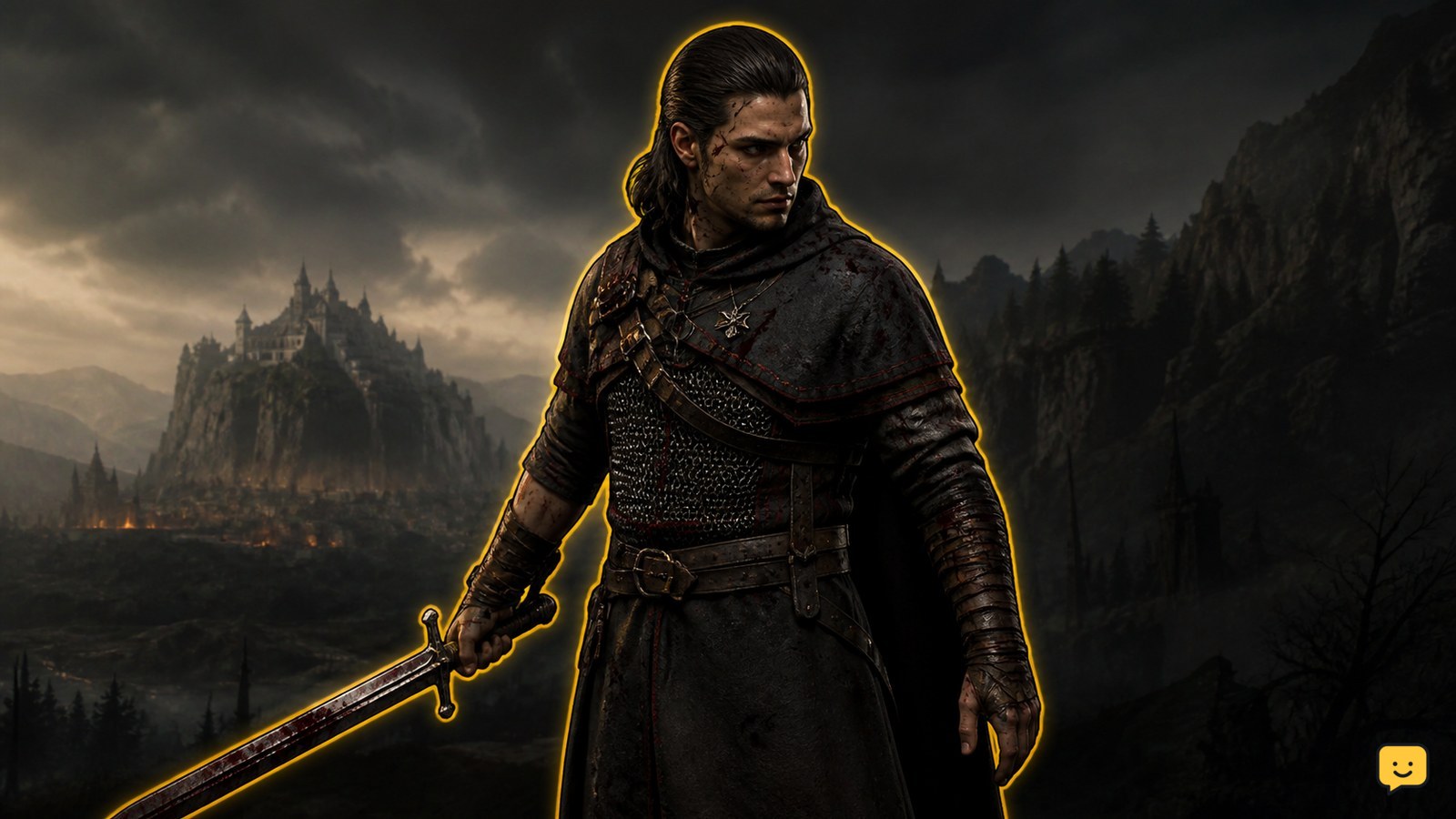 Coen in the dark fantasy setting of The Blood of Dawnwalker