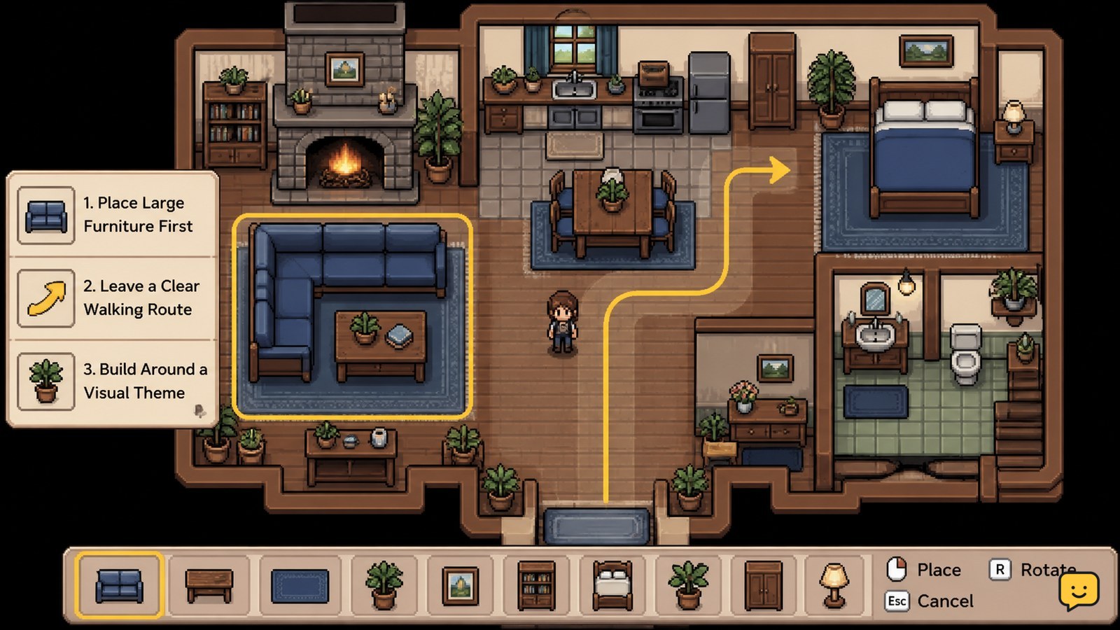 Fields of Mistria House Decorating: Layout Tips
