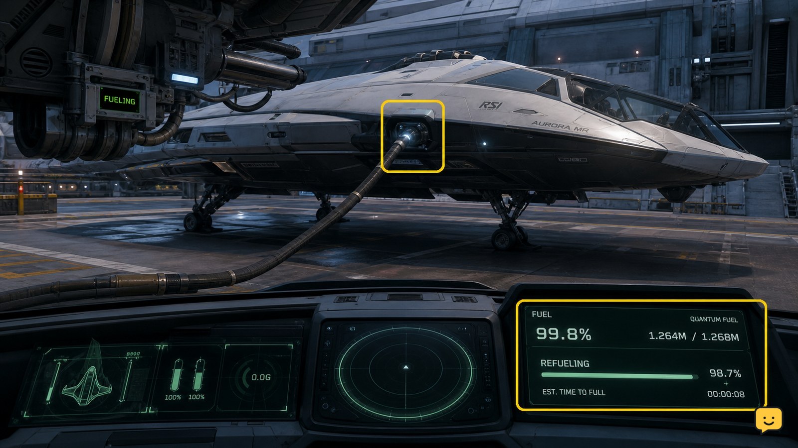 Star Citizen How to Refuel a Ship: Fuel Checks