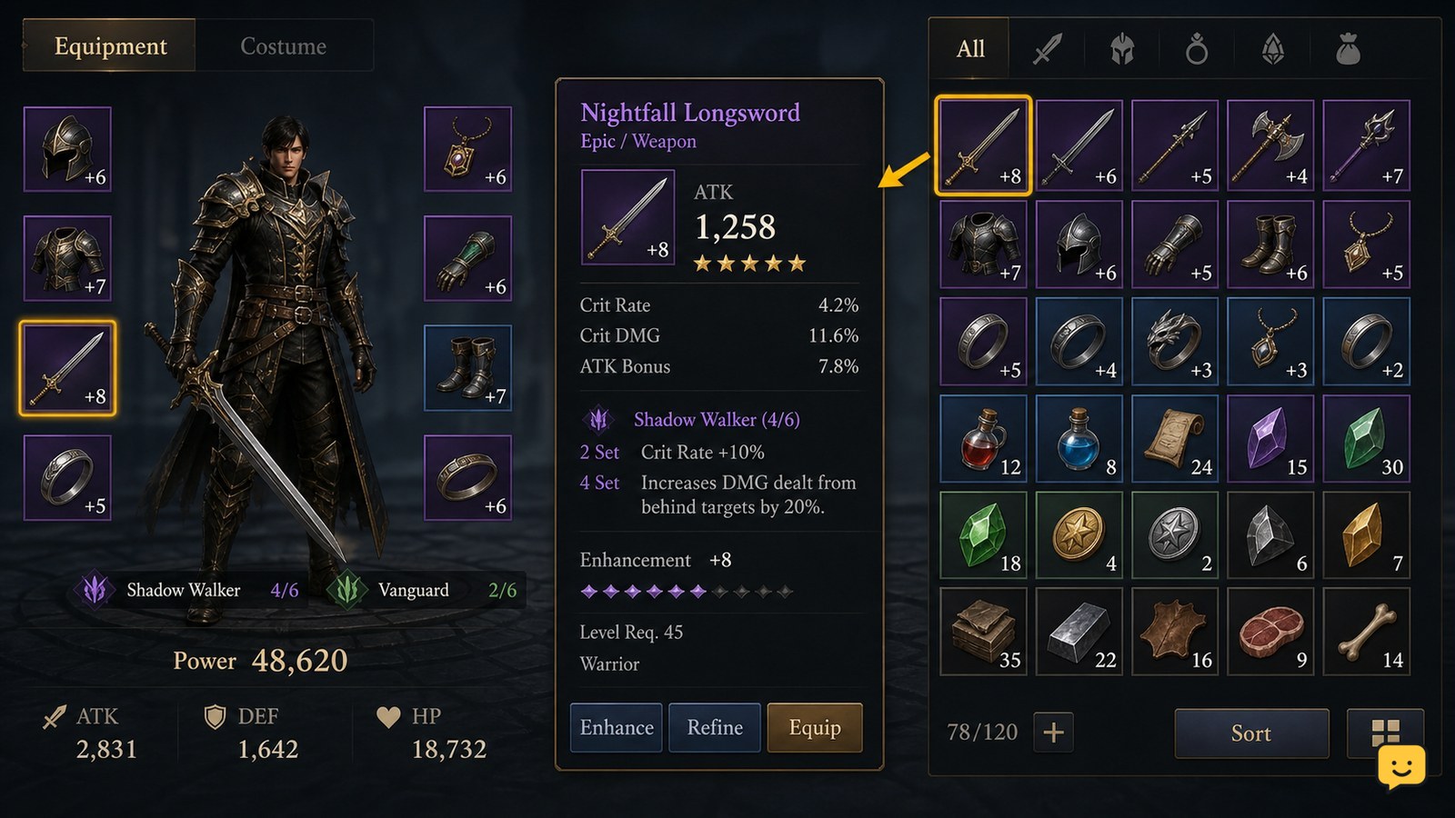 Dragon Sword Awakening Inventory Management Guide