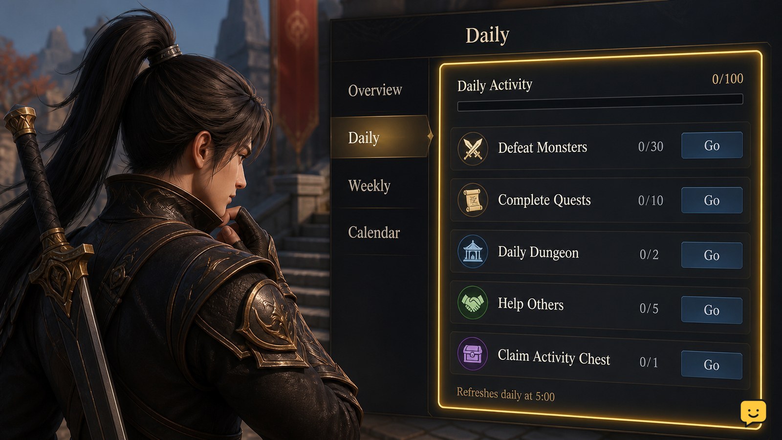 Dragon Sword Awakening Daily Quests Guide: Daily Route