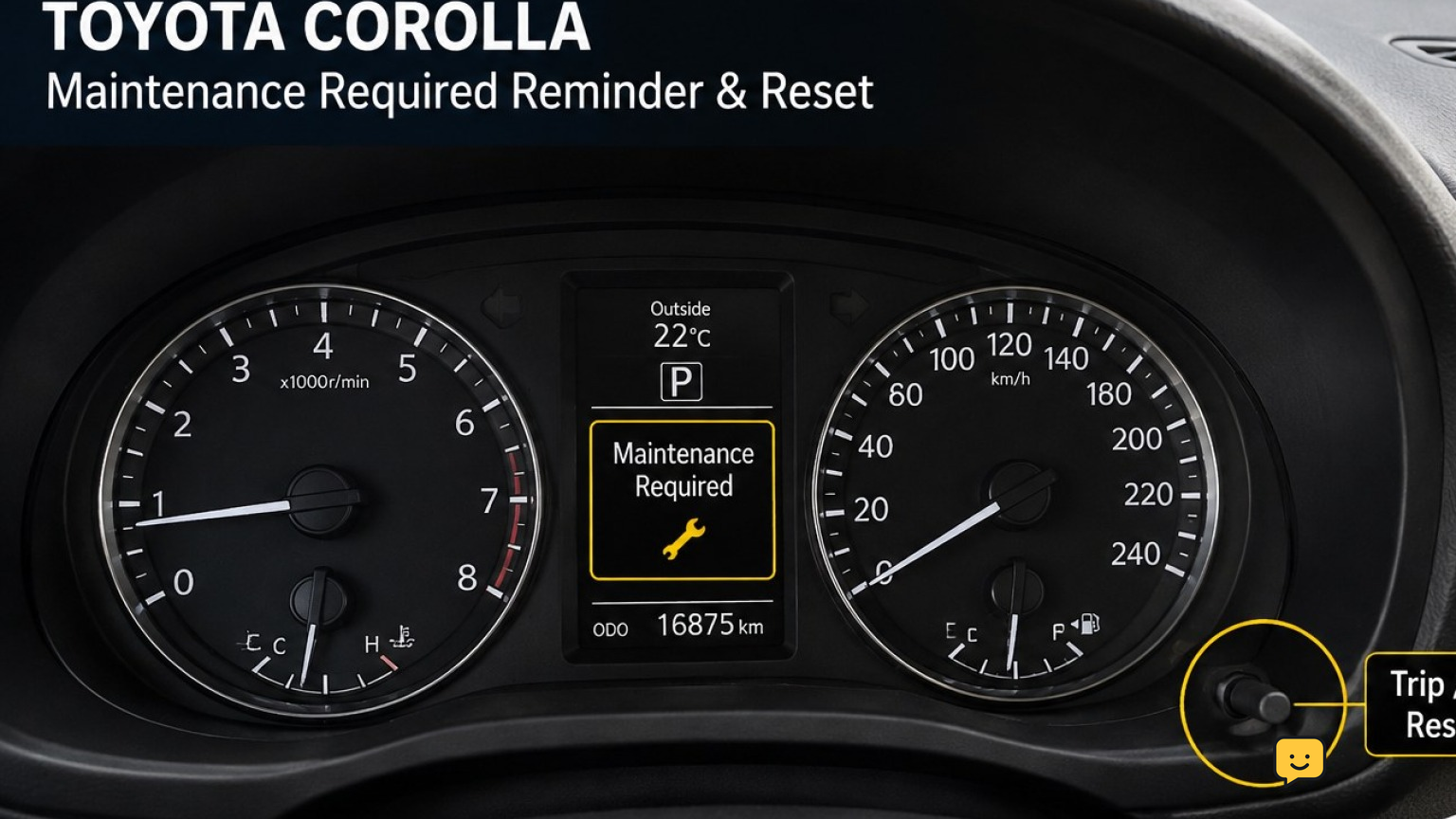 How to Reset the Toyota Corolla Maintenance Light