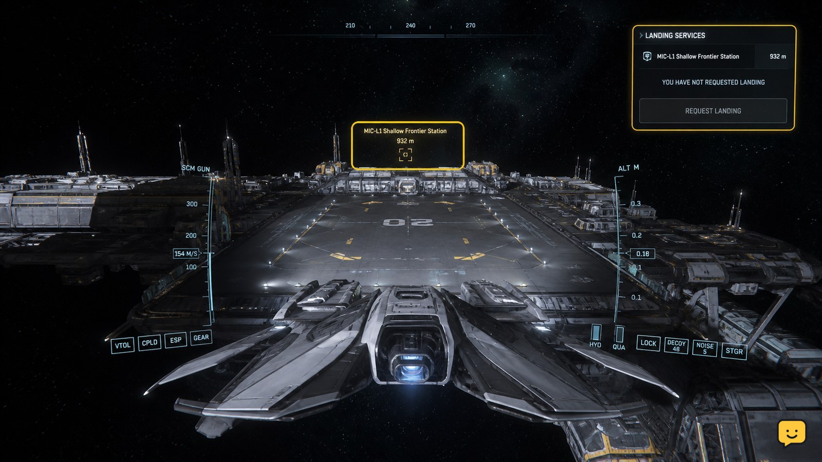 Star Citizen How to Request Landing Services