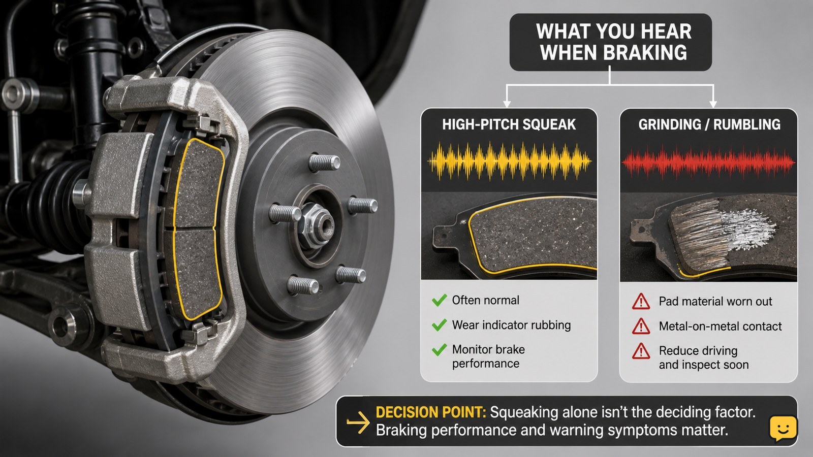 Car Brakes Squeaking When Stopping: Unsafe?