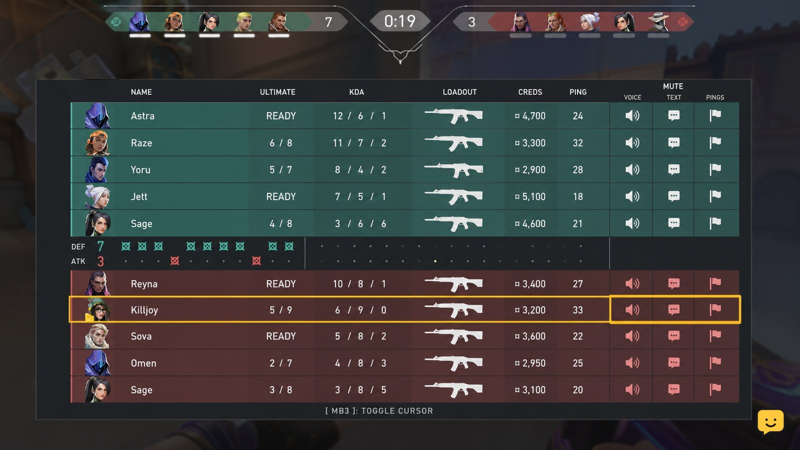 How to Mute a Player in VALORANT: Voice, Text, Pings