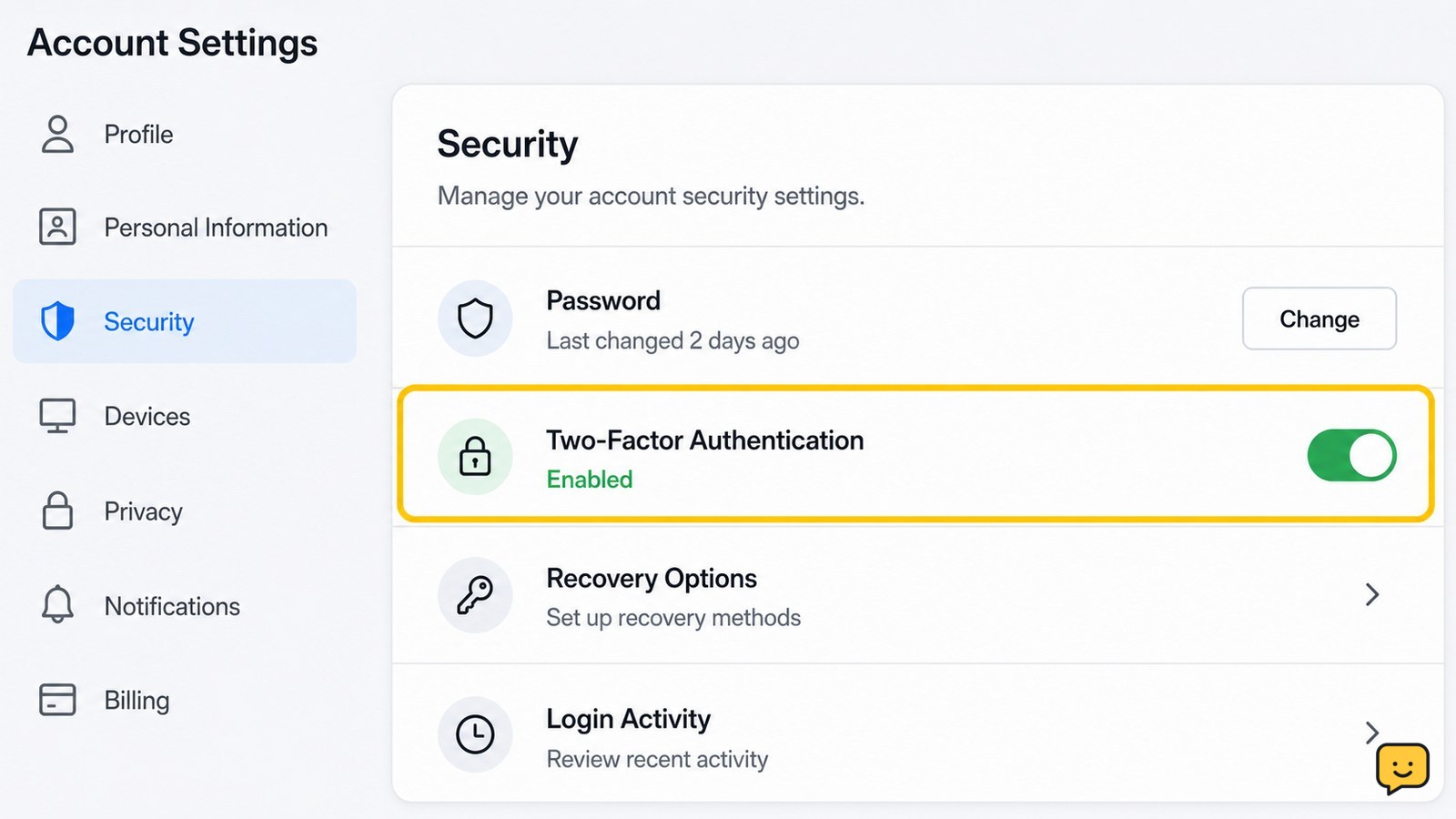 How to Turn On Two-Factor Authentication