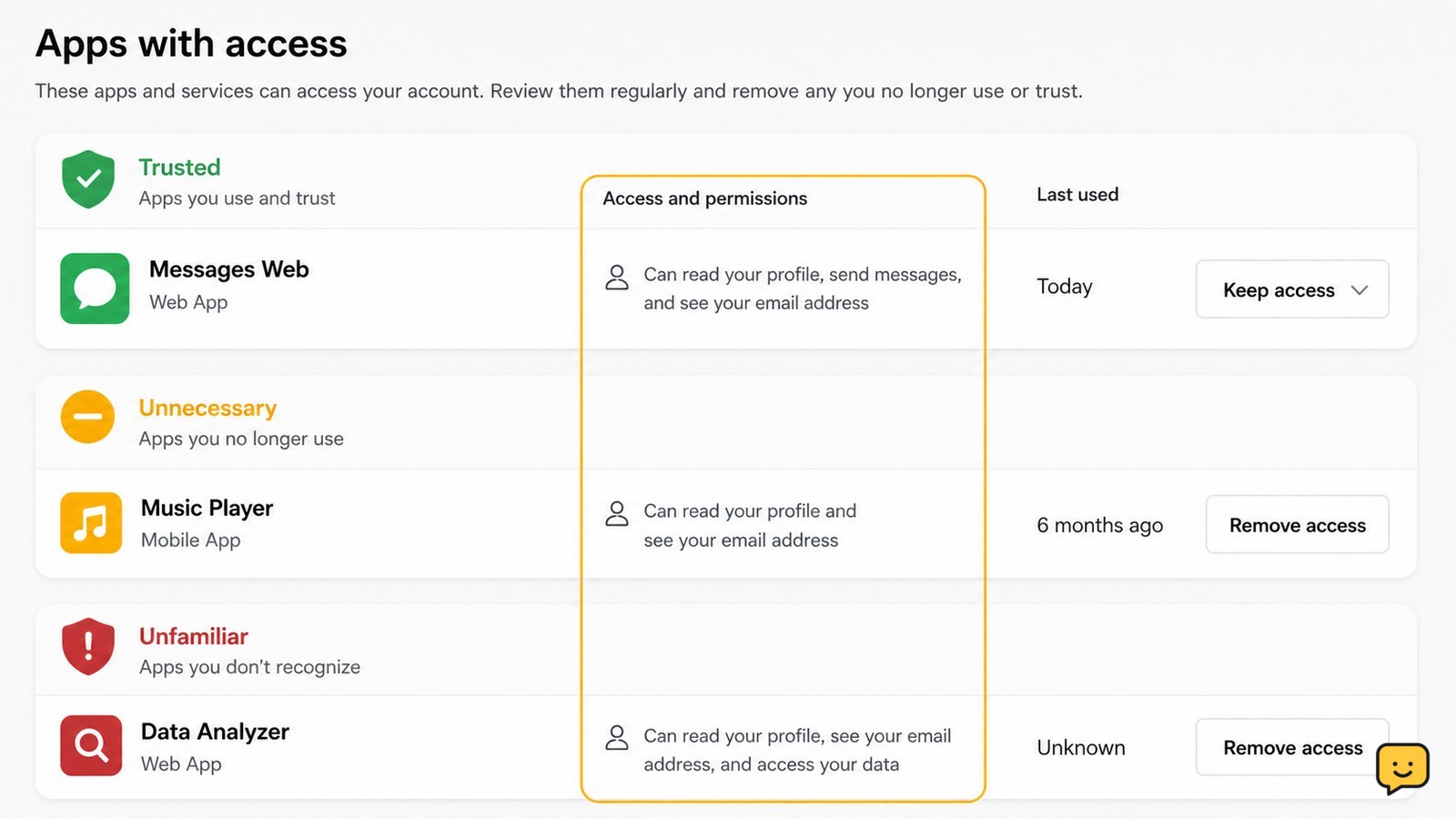 How to Review Which Apps Have Access to Your Account