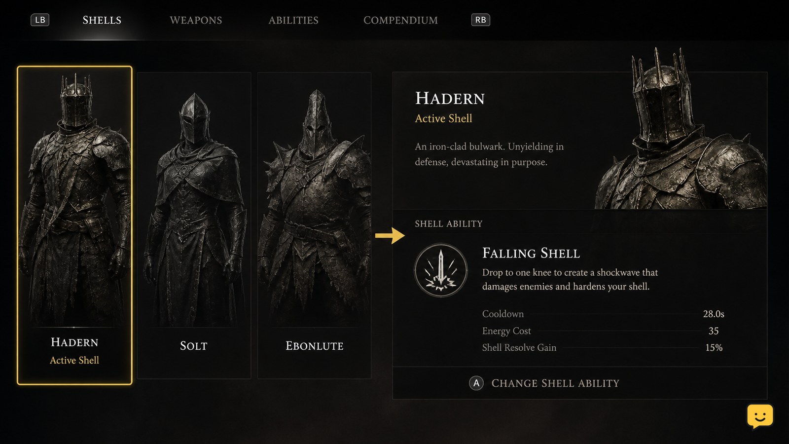 How to Equip Shell Abilities in Mortal Shell II