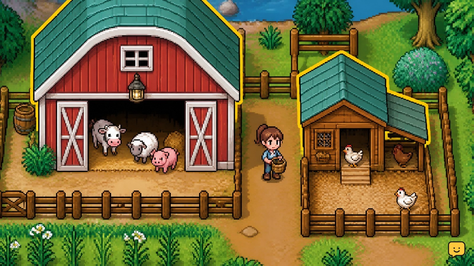 Fields of Mistria Animal Care Guide: Feed Daily
