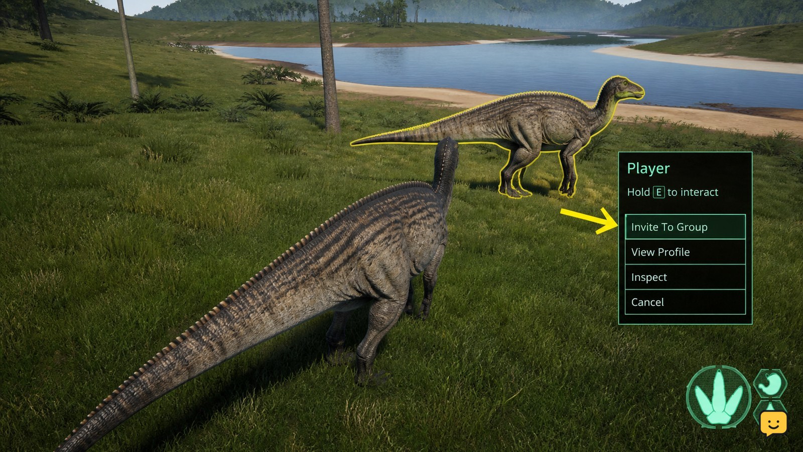 How to Find a Group in The Isle: Same Species
