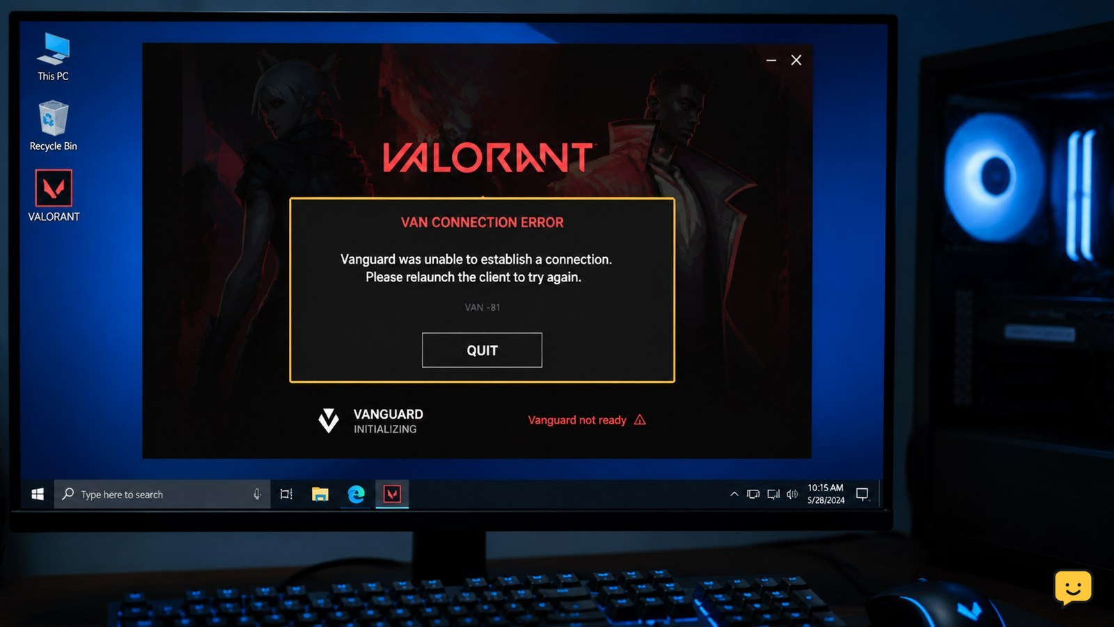 Why Is VALORANT Showing a VAN Connection Error?