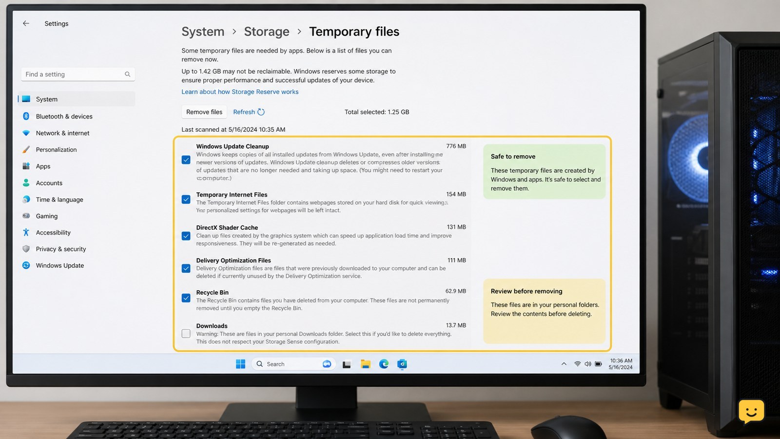 How to Clear Temporary Files on a Windows PC Safely