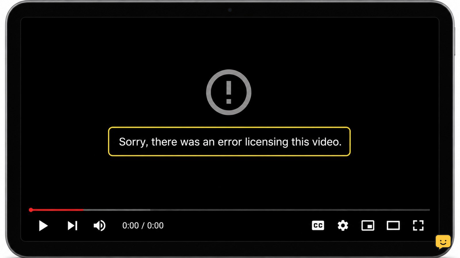 Sorry There Was an Error Licensing This Video: Fix