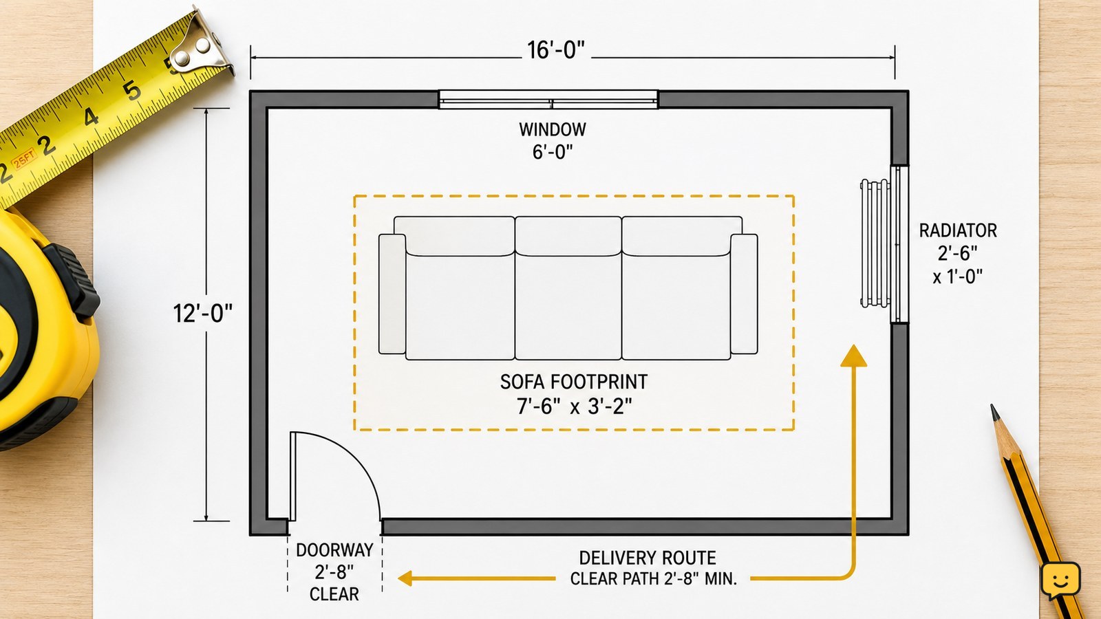 How to Measure a Room for Furniture: Fit Check