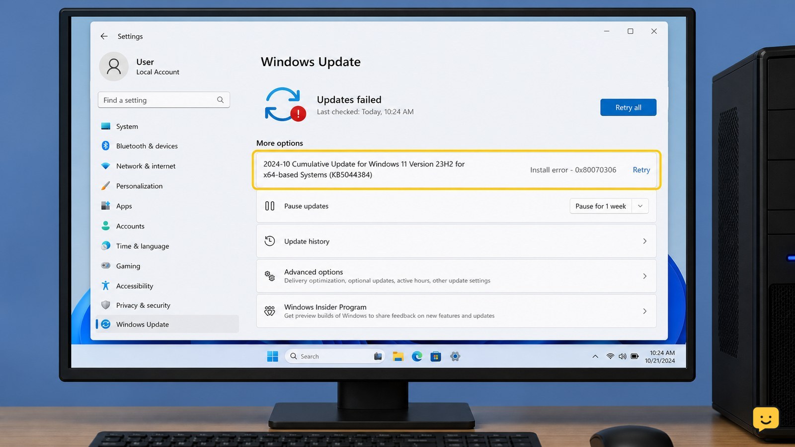 Fix Install Error - 0x80070306 on Windows