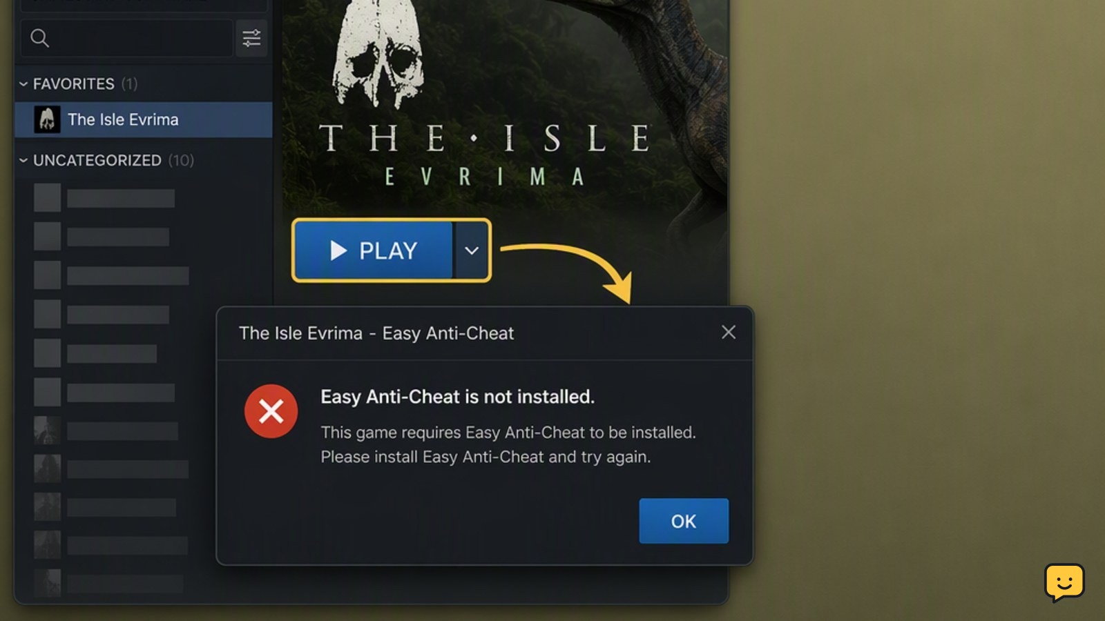 The Isle Easy Anti-Cheat Not Installed? Fix It
