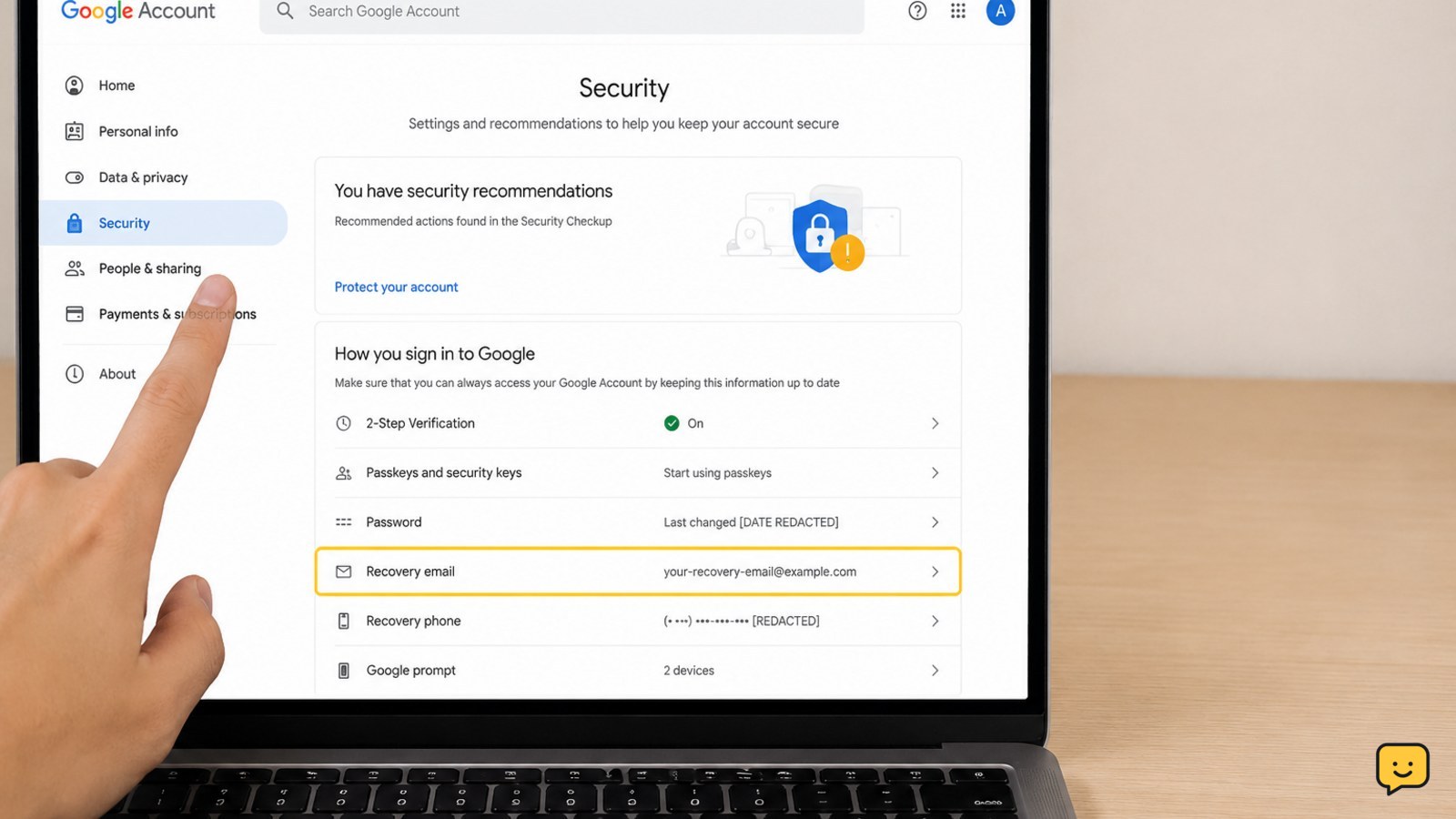How to Remove a Recovery Email From My Google Account