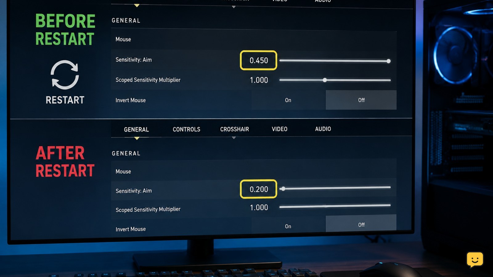 Valorant Sensitivity Resets After Restart