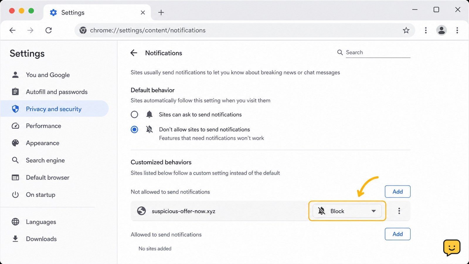 How to Stop Malicious Browser Notifications: Block Alerts