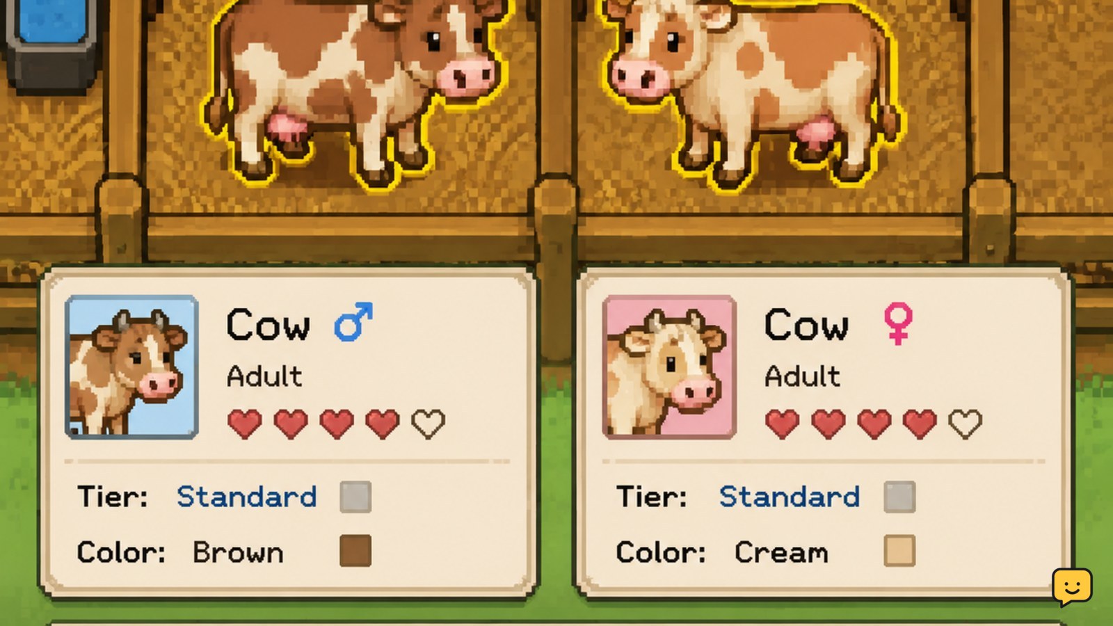Fields of Mistria Animal Breeding Requirements