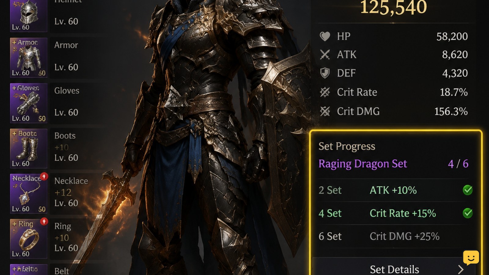Dragon Sword Awakening: Enhance Equipment